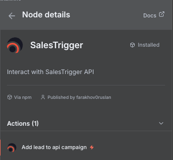 Node view (placeholder)